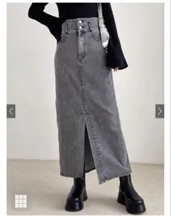 グレイル フロントスリットデニムスカート