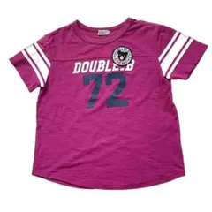 美品 ダブルビー DOUBLE.B パープル 半袖 Tシャツ 150