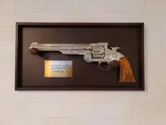 【限定値下げ】ワイアット・アープ　S&W 44 Revolver【早いもの勝ち】 フランクリンミント] S&W Model 3 .44リボルバー ワイアット