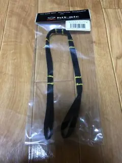 乗馬用品 サドルストラップ M 黒/黄色