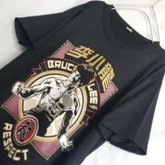 BRUCE LEE ブルース・リー 半袖 Tシャツ 黒 ブラック　映画