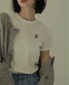 シンプルコットンTシャッツ