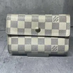 ルイヴィトン ダミエ アズール ポルトフォイユ アレクサンドラ 折り財布