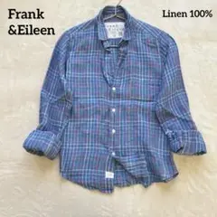 Frank & Eileen✨BARRY リネンシャツ チェック柄　長袖ブラウス