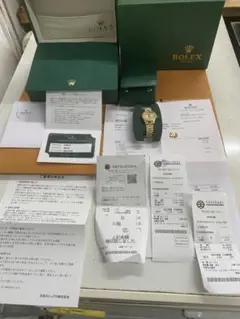 2022年12月直営店OH済 2年保証❣️ロレックス 10P新型ダイヤ金無垢腕時計