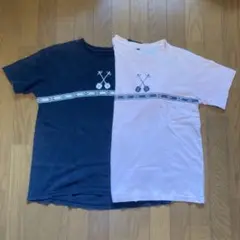 2点セット売り 三線 Tシャツ ミンサー柄 沖縄 LL L