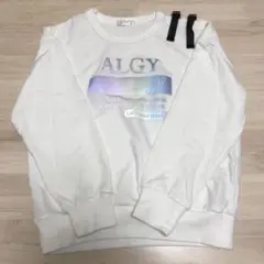 ALGY アルジー トレーナー 女の子 白(ホワイト) サイズ140