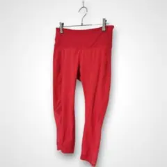 H&M sports レギンス L レッド スポーツ ジム ヨガ