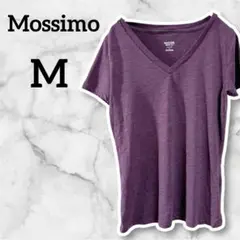 Mossimo パープル Vネック Tシャツ　半袖　シンプル