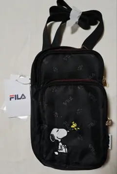FILA PEANUTS ショルダーバッグ ブラック