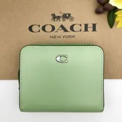 COACH 財布 大人気！！ ビルフォールド ウォレット ペールピスタチオ 新品