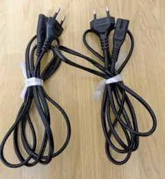 【フランス向け】 PHINO 電源ケーブル　パソコン 1.5m 2個セット