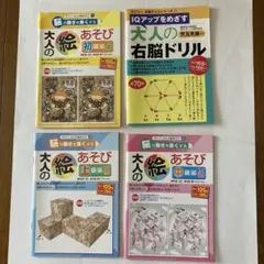大人の絵あそびと右脳ドリルセット