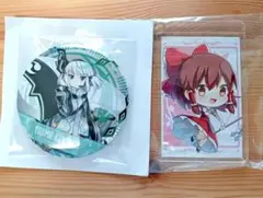 東方Project 博麗霊夢 魂魄妖夢 缶バッジ アクリルキーホルダー BIG