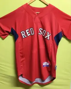 RED SOX ユニフォーム 赤 Majestic Mサイズ