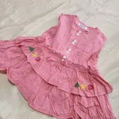レトロ propio ギンガムチェック ワンピース 95