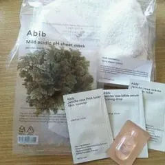 Abib Mild acid ph シートマスク・サンプル・ポーチ