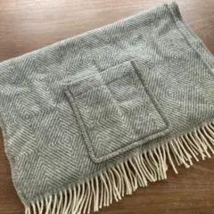 LAPUAN KANKURIT ウールストール グレー系