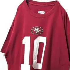 NFLサンフランシスコフォーティナイナーズ#10 Tシャツレッド赤XL古着