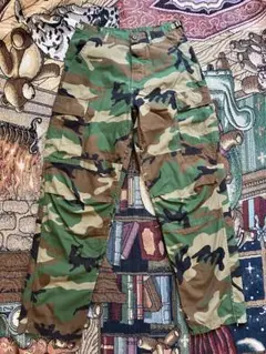 アメリカ軍 ウッドランドカモ カーゴパンツ 98年