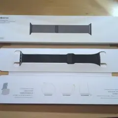 Apple Watch ミラネーゼループ 42MM スペースブラック