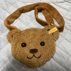 シュタイフ ショルダーバッグ ポシェット テディベア