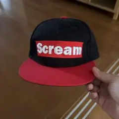 Screamロゴ キャップ フリーサイズ