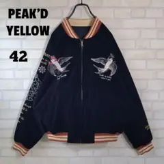 ふかちんさん専用【PEAKE'D YELLOW】ピークドイエロー スカジャン ふかちんさん専用【PEAKE'D YELLOW】ピークドイエロー スカジャン