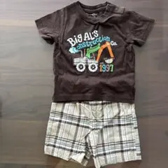 【美品】carter's 半袖Tシャツ　ハーフパンツ　 18ヶ月　2点セット
