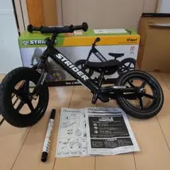 STRIDER ストライダー、ストライダースポーツ、キックバイク、ブラック