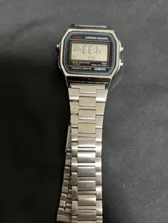 CASIO デジタル腕時計 ステンレスバンド