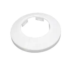 ☆パイプカラー パイプカバー 装飾カバー プラスチック ホワイト 40mmパイプ