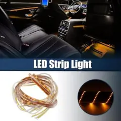 【45cm】 LEDストリップライト デコレーションカット 防水 黄色