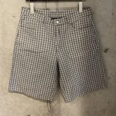 【着用写真あり】MADHAPPY×GAP チェック柄ショートパンツ