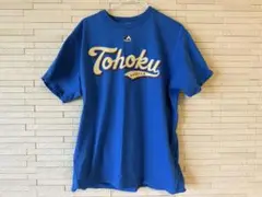 Tohoku Rakuten MAGESTIC 青Tシャツ Ｌ