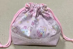 保温保冷お弁当袋　ハンドメイド　ユニコーン