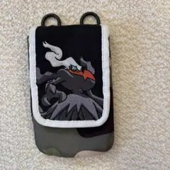 カモフラージュキャラクター刺繍ポーチ