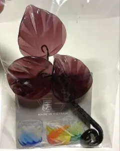 沖縄　森のガラス館　葉ガラス　飾り