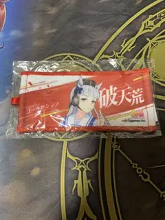 ウマ娘　公式ミニ応援タオルキーホルダー　ゴールドシップ