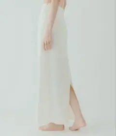 【yo BIOTOP】Wool sheer tight skirt