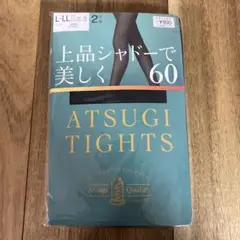 ATSUGI タイツ L-LL 60デニール 黒