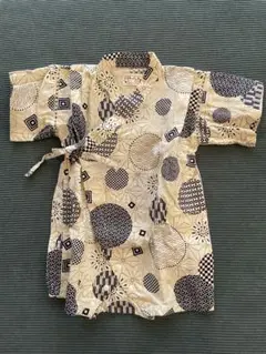 甚平ロンパース 80 くろわっさんすべべ