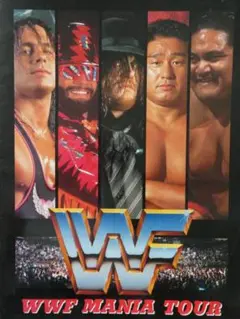 WWFマニア・ツアー・パンフレット1994年　アンダーテイカー、ブレット・ハート