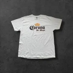 GILDANギルダン古着半袖TシャツコロナビールプリントロゴホワイトR678