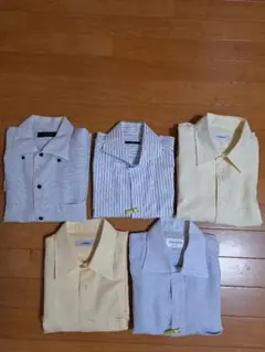【5着】D'URBAN 　ダーバン　半袖シャツ Yシャツ　Lサイズ　 レナウン