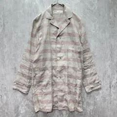 NAISSANCE ネサンス リネンコート ボーダー
