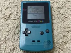 【ジャンク品】ゲームボーイカラー　ブルー　CGB-001