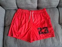 ★新品★ バスケットボール ハーフパンツ 赤 M
