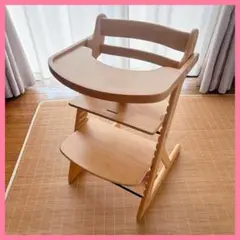 美品】SUKUSUKU 大和屋 木製 ベビーチェア テーブル付き