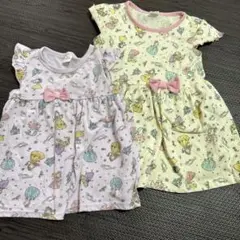 Disney プリンセス ワンピース 110 90 姉妹 お揃い